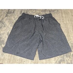 Fourlaps Athletic Running‎ Shorts in Gray Mens Size Small Pull On